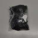 PU Leather Fringe Trim, Western Suede 8 Inch Tassel Fringe for Sewing & Crafts, Boho Cowgirl Biker-Style Trim for Jackets, Bags, Costumes, and DIY Decor (2yards Black)