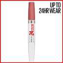 Maybelline Super Stay 24, 2-Step Liquid Lipstick Makeup, Long Lasting Highly Pigmented Color with Moisturizing Balm, Frosted Mauve, Mauve Pink, 1 Count