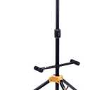 Hercules Stands GS422B PLUS Dual Guitar Stand with Auto Grip System and Foldable Yoke