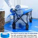 39" x 100'Heavy-Duty Temporary Floor Protection Roll Construction & Renovation for Tile Protectors for Hardwood Floors Tairs Carpet Paint Proof Painting Flooring Protection Film Covering Longtime