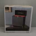 Victrola Collector  Record Storage Case  Holds 30+ Vinyl Turntable Records, Heavy-Duty Hardware, Hinges, & Smart Metal Corners, Portable with Easy-Carry Handle (Black)