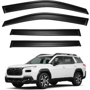 Tape-On Side Window Deflectors for Outback 2026, Window Rain Guards Window Visor Rain Guards Vent Guard Shade Deflectors Compatible with Subaru Outback Accessories 2026+