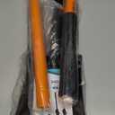 Small Square Shovel 43.3Inches Small Shovel with Metal Handle Garden Tool for Camping Farming Gardening Digging, Orange