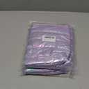 Hiroyuki Iridescent Quilted Makeup Bag (LOVE, purple) 2 Pack