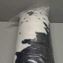 Faux Fur Throw Blanket for Couch, Fluffy Fuzzy Plush Bubble Blanket, Soft Warm Cozy Shaggy Rabbit Blanket, Luxury Decorative Gifts for Sofa Bedroom Living Room, 90x90inch (Cow Print-Black)