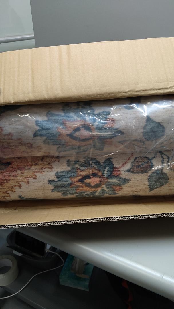 Washable Area Rug 8x10 Feet Floral Non Slip Living Room Kitchen Rugs Indoor Entryway Rug Floor Carpet for Dining Living Room Bedroom