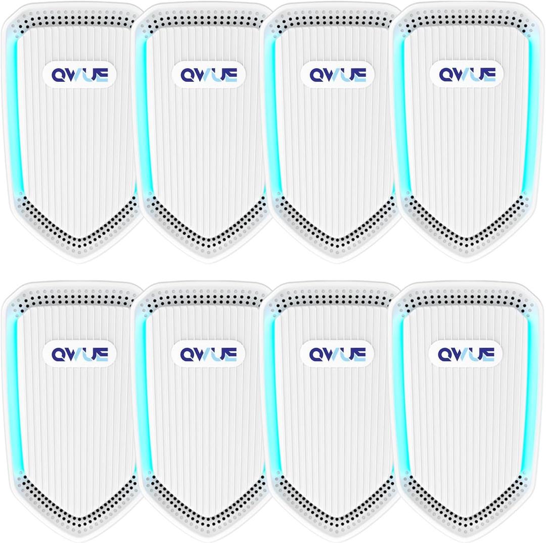 8Pack Air Ionizer Plug In, Filterless Home Negative Air Purifier, Quiet Air Freshener Portable Cleaner for Odors Smoke Dust, Air Purifiers for Home Office, Bedroom, Bathroom