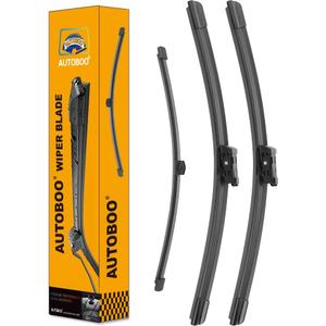 OEM Windshield Wiper Blade Replacement for Audi Q7 SQ7 2017 2018 2019 2020 2021 2022 2023 Original Equipment All-Season Rear Wiper Blade Set 27+20+15 (Set of 3)