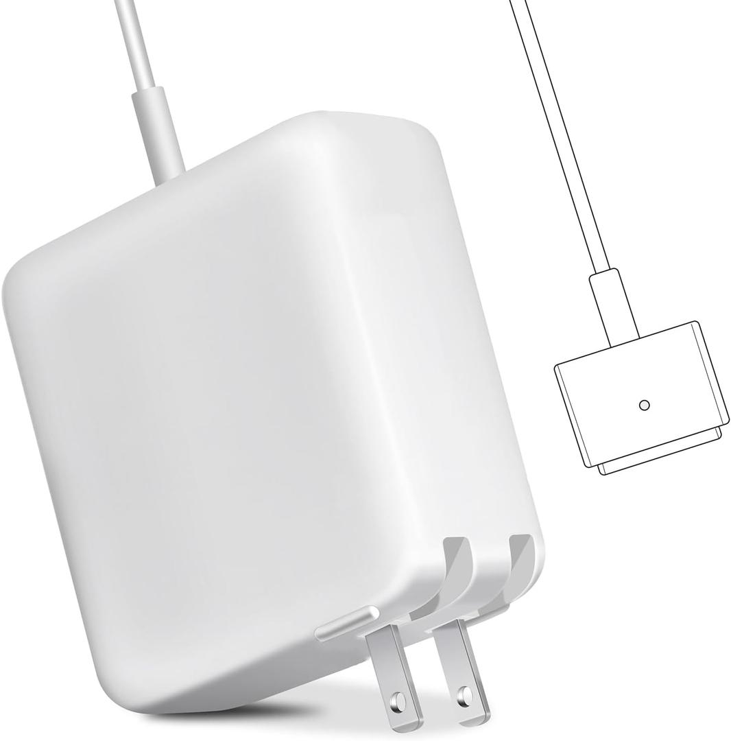 Universal Charger, AC 60W T-Tip Power Adapter Charger Replacement for Mac Pro 13 Inch (for Mac Pro Released After 2012)