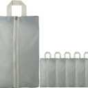 6pcs Portable Shoe Organizer, Travel Pouches with Zipper, Golf Shoe Bags, Clothes Bags, Soccer Cleats Bag Shoe Pouch for Gym, Waterproof, Odor-Resistant (Grey)