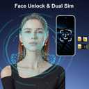 Mini Phone 4G Unlocked 3+32GB Mini Smartphone with 3.7'' HD Touch Screen 2000mAh Battery Compact Backup World's Smallest Phone for Kids & Students GPS Dual SIM Face ID Black | 4G Unlocked 3+32GB