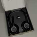 Wireless Headset with Mic for Work, Bluetooth 5.3 Headset with AI Noise Cancelling Microphone & Call Reminder, Wireless Headphone with Voice Assistant for PC/Computer/Remote Work/Call Center/Zoom (Black)