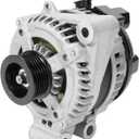 Alternator Compatible with Range Rover 10-12, Land Rover LR4 10, Jaguar F-Pace/F-Type/XE/XF/XFR/XFR-S/XJ/XJR/XJR575/XK/XKR/XKR-S, 10-20#Replace 104210-5360 12V 150A 6-Groove Pulley Alternator