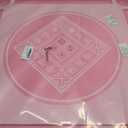 Thenshop Floating Mahjong Table for Pool Floating Game Table for Poker Cards Dominoes Summer Water Game Tray for Hot Tub Lake Beach Party 30 x 30 Inch(Pink Cookie Shape)