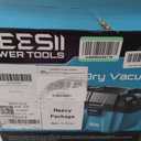 Seesii Cordless Wet Dry Shop Vac, 2 x 4.0Ah Rechargeable Batteries