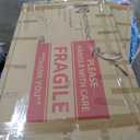 NeuType Large Full Length Mirror 59"x36" Bedroom Mirror Aluminum Alloy Frame Floor Mirror Wall-Mounted Mirror for Living Room, Bedroom, Hanging or Leaning Against Wall, Golden