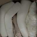 YOUPI Cervical Neck Pillow for sleeping, Ergonomic Design Bed Pillow for Side/Back/Stomach Sleeper, Dual-Height Support Pillow for Neck Pain Relief, Hypoallergenic & Odor-Free with Baby Safe Materials (Cream White)