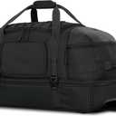 High Sierra Pathsetter Large Wheeled Rolling Duffle - Black
