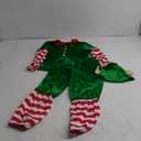 LMYOVE Elf Outfit for Kids, Girls Boys Santa's Helper Costume, Halloween Christmas Elf Outfits Deluxe 5 PCS Set