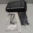 Over The Door Organizer for Toy Guns, Toys Storage Door Hanger with Pockets and Slots for Kids Foam Blasters, Darts, Goggles, Over Door Toys Storage Organizer, for Kids Rooms, Game Rooms, Gray (Large, Grey)