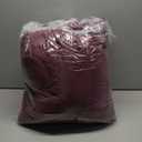 COHOME Quilted California King Size Comforter - All-Season Down Alternative Duvet Insert - Luxury Hotel Winter Warm Burgundy Comforter with Anti-Clump Tech & 8 Tabs -Reversible 96"x104"