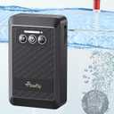 Pawfly Aquarium Lithium Battery Powered Air Pump USB Rechargeable Oxygen Pump for 5-100 Gallon Fish Tanks Portable Live Bait Aerator Pump for Outdoor Fishing and Fish Transportation