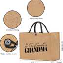 Crap Bag Granny Gigi Abuela Mimi Nana Grandma Aunt Memaw Mama Mom Gifts Burlap Tote Bag for Women Female Her