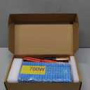 700W Pure Sine Wave Power Inverter DC 12V to 110V AC Converter, with 2 AC Outlets & 2 USB Ports, for Home/RV/Truck/Vehicle, Quieter & Cooler with Advanced Safety Protection