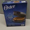Oster Nonstick Belgian Waffle Maker, Nonstick Ceramic Waffle Iron, Black