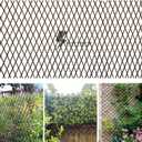 Sumery Nature Willow Trellis Expandable Plant Support Plant Climbing Lattices Trellis Willow Expandable Trellis Fence for Climbing Plants Support 36x92 Inch,Double Panel (1, Willow Wicker Fence)