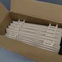 HarcoHome Christmas Tree Collar, 28.4" D Round Base Cover, Mixed Natural Grain Fiber Plastic Ring, Tree Skirt for Christmas Decorations (Wheat)