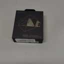 Aulumu A39 Geometric AirPods Pro 3 Case with Lock | Protective Cover with Nylon Buckle | Alloy Armour | Compatible with Apple AirPods Pro 3rd Generation Case (2025) - Black