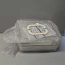 REBECAT Divided Serving Tray with Lid and Handles 9 Compartments Snack Box Container Charcuterie Organizer Snackle Box Container for Candy, Nuts，Fruits, Snacks, 3 Pack, Beige