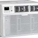 TCL Home 12,000 BTU Window Air Conditioner, Energy Star, Cools Rooms up to 550 Sq. Ft., 3 Fan Speeds, Quiet, Multiple Modes, Remote Control (12W3E1-A)