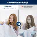 SOFYFINE Biggest Chucks Disposable 57"x36" Tear Resistant 215 Gram Heavy Duty Adults Incontinence Bed Pads, 5XL Extra Large Thicken Puppy Pee Pad, 10X Absorbency 360 Lb Transfer[10 Pads]