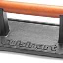 Cuisinart Cast Iron Grill Press with Wooden Handle, Heavy Duty Nonstick Rectangle Burger Press with Wood Handle, Perfect Grill Accessory for Steak, Bacon, Paninis and More