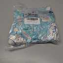 Club Chair Slipcover Printed 2 Piece Round Barrel Chair Cover Tub Armchair Covers with Elastic Bottom Chair Coverings Furniture Protector for Bar Counter (Flower Shadow+lake Blue)