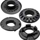 4 Pcs Rear Upper and Lower Coil Spring Insulator Kit Compatible with Jee-p Grand Cherokee 1999-2004 Replace K160061 K160042 52088346AB 52088402AB