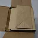 200 Count Brown Kraft Paper Snacks Bags Disposable Greaseproof Brown Sandwich Lunch Bag for Popcorn Cookies Fries Food and Bread, 4.75 x 2.5 x 3.75 Inch