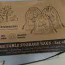 Vegetable Storage Bags Set of 3, 11.8" x 15.7", 11.8" x 15.7", 7.9" x 9.8"