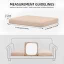 Outdoor Cushion Covers Set,12PCS Patio Furniture Couch Seat Slipcovers, Replacement for Sofa Sectional Chair(CoverOnly)