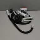 Fuel Transfer Pump (3.2GPM) with Hand Nozzle for Quick Stop Flow Control, 51" Hose Automatic Gas Pump with 4 Gas Can Fittings, USB and Battery Powered Portable Siphon Pump for Oil, Gasoline, Diesel