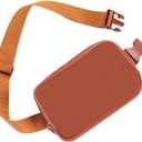 4 x Belt bag Fanny pack crossbody bags for women Everywhere belt bag (Coffee)