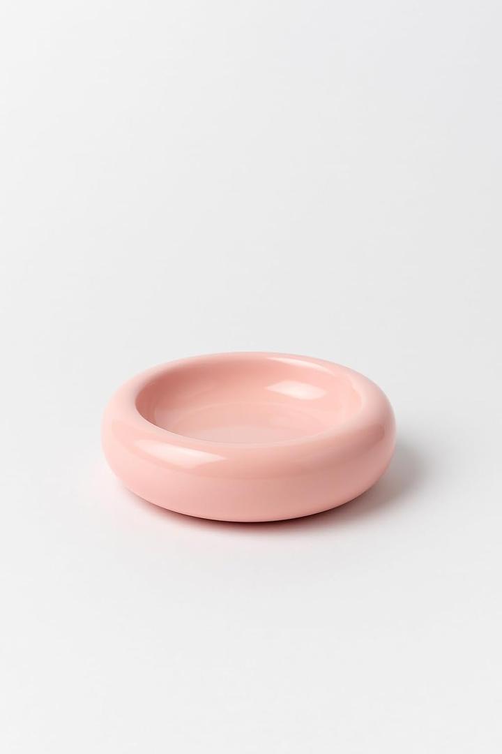 Chubby Ceramic Minimalist Aesthetic Tableware Kitchenware Bowl in Pink, Soup Cereal Salad
