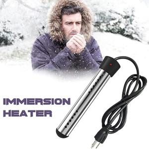 2000W Fast-Boiling Immersion Heater: Compact & Portable, Auto Safety Shut-Off, Rust-Resistant Design for Baths, Pools & Foot Soaks. User-Friendly, High Performance, Durable Water Heating (Black)