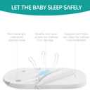 Bassinet Mattress Pad 15"x 30", Oval Shaped with Removal Zippered Cover, Waterproof Breathable Soft Foam