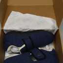 V.Step Orthopedic Slipper with Arch Support for Women MenWide Slip on House Shoes for Plantar Fasciitis Pain Relief Adjustable Strap Slipper with Indoor Outdoor Soft Velvety Cotton Lining Moccasin (Blue)