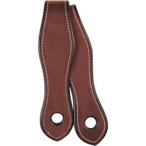 Weaver Leather English Bridle Leather Slobber Straps Chestnut, 2" x 17"
