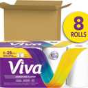 Viva Signature Cloth Paper Towels, 8 Family Triple, 141 Sheets per Roll
