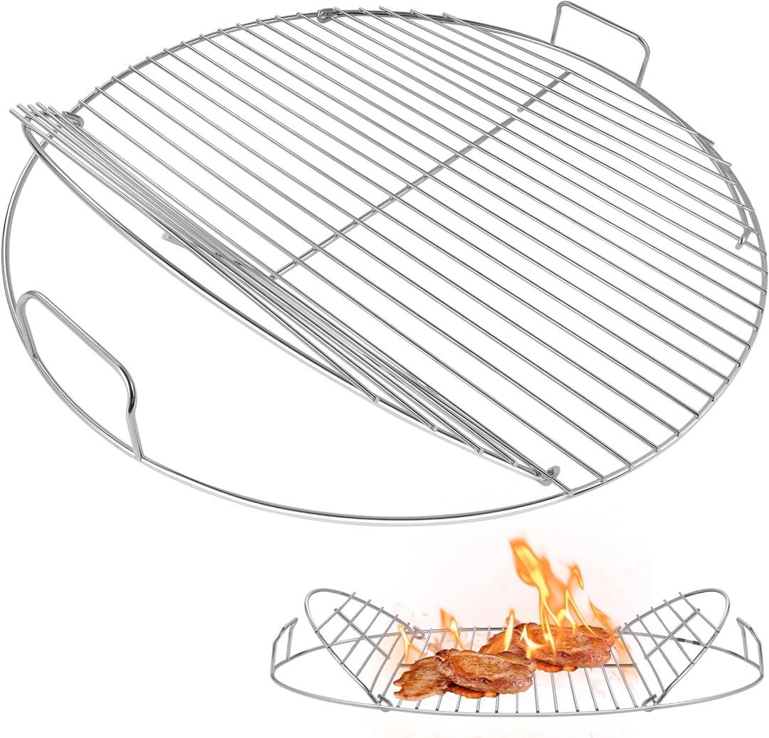 Replacement Cooking Grate, Hinged Cooking Grate for 22 Charcoal Grill